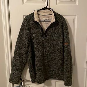 Black Orvis Quarter-Zip Jacket